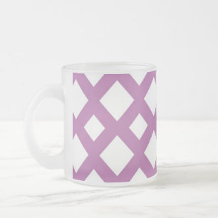 Tasse Givré Diamants blancs sur Lavender