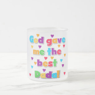 Tasse Givré Dieu m'a donné les meilleurs T-shirts et cadeaux