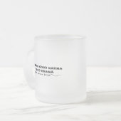 Tasse Givré Diffuser Le Bon Karma, Pas Le Mauvais Drame (Devant gauche)