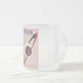 Tasse Givré Dione - Lune de Saturne Art spatial (Devant droit)