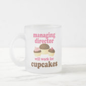 Tasse Givré Directeur général cadeau (drôle) (Gauche)