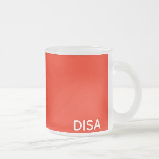 Tasse Givré Disa Red color (Droit)