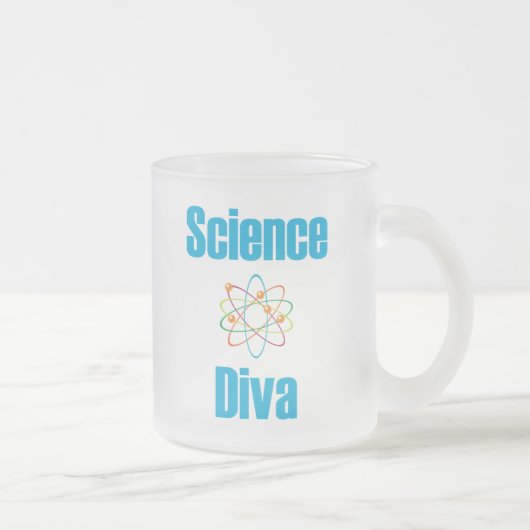 Tasse Givré Diva atomique de la Science (Droit)