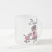 Tasse Givré Diva de cheveux noirs (Devant droit)