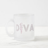 Tasse Givré Diva rose (Gauche)