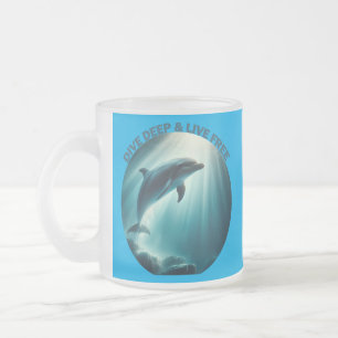 Tasse Givré Dive Deep Live Dolphin gratuit