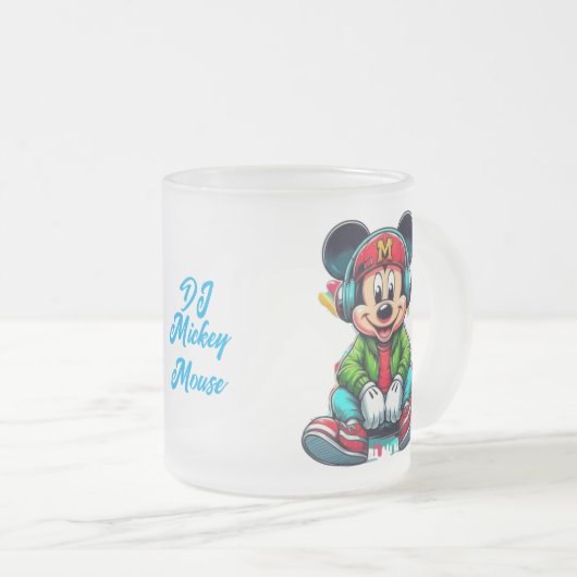 Tasse Givré DJ Mickeymouse (Devant droit)