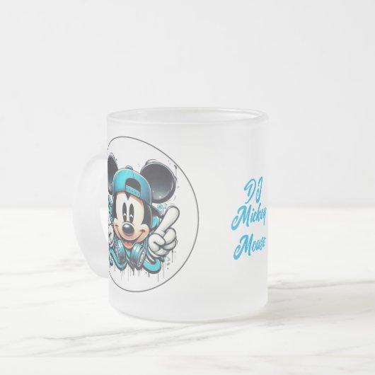 Tasse Givré DJ Mickeymouse (Devant gauche)