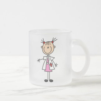 Tasse Givré Docteur féminin Stick Figure