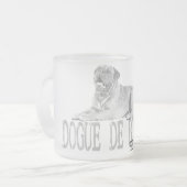 Tasse Givré Dogue de Bordeaux (Devant gauche)