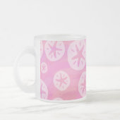 Tasse Givré Dollar de sable blanc et rose (Gauche)