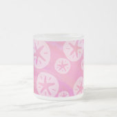 Tasse Givré Dollar de sable blanc et rose (Centre)