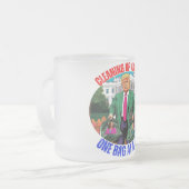 TASSE GIVRÉ DONALD TRUMP-NETTOYAGE DE L'AMÉRIQUE UN SAC À LA F (Devant gauche)