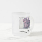 Tasse Givré Dragon de chant (Devant droit)
