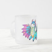 Tasse Givré dragon de lama, mignonne whimsical (Devant gauche)
