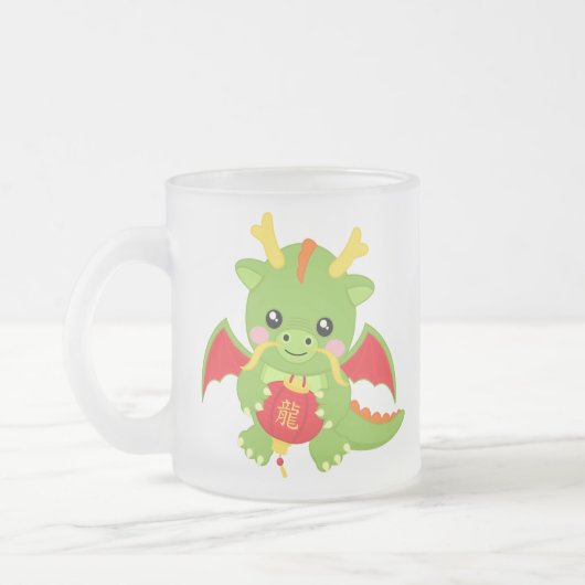 Tasse Givré Dragon tenant la lanterne (Gauche)