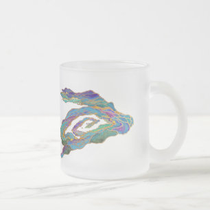 Tasse Givré Dragons Jumeaux Pourchassant Le Soleil - Peinture