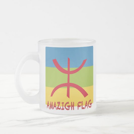 Tasse Givré Drapeau Amazigh - Drapeau Amazigh Drapeau (Gauche)