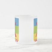 Tasse Givré Drapeau Amazigh - Drapeau Amazigh Drapeau (Centre)