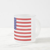 Tasse Givré Drapeau américain (Devant droit)