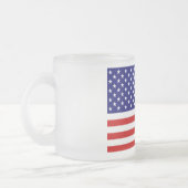 Tasse Givré Drapeau américain (Gauche)