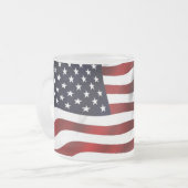 Tasse Givré Drapeau américain (Devant gauche)