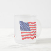 Tasse Givré Drapeau américain (Devant droit)
