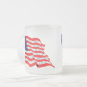 Tasse Givré Drapeau américain (Devant gauche)