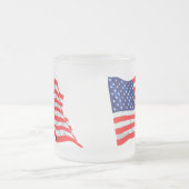 Tasse Givré Drapeau américain (Centre)