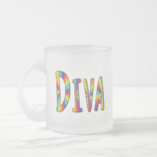 Tasse Givré Drapeau arc-en-ciel Gay pride DIVA Fabrique LGBT L