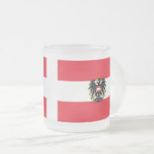Tasse Givré Drapeau Autriche (Devant droit)