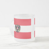 Tasse Givré Drapeau Autriche (Devant gauche)