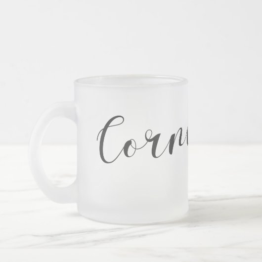 Tasse Givré Drapeau de Cornouailles en Coeur, Cornouailles (Gauche)