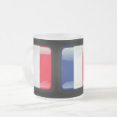 Tasse Givré Drapeau de France (Devant gauche)