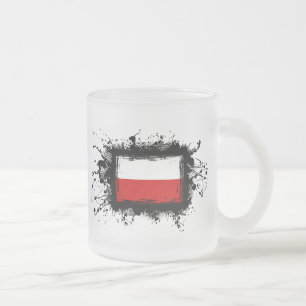 Tasse Givré Drapeau de la Pologne