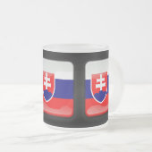 Tasse Givré Drapeau de la Slovaquie (Devant droit)