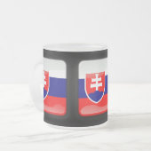 Tasse Givré Drapeau de la Slovaquie (Devant gauche)