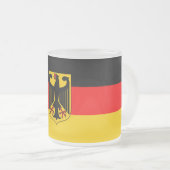 Tasse Givré Drapeau de l'Allemagne (Devant droit)