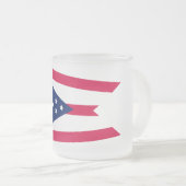 Tasse Givré Drapeau de l'Ohio : la bannière Buckeye State (Devant droit)