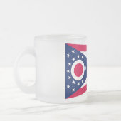 Tasse Givré Drapeau de l'Ohio : la bannière Buckeye State (Gauche)