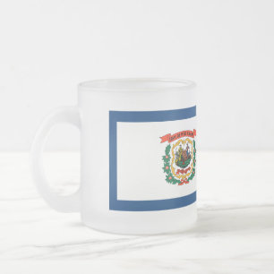 Tasse Givré Drapeau de Virginie occidentale