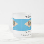 Tasse Givré Drapeau d'état du Delaware (Devant gauche)