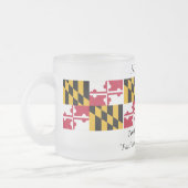 Tasse Givré Drapeau d'état du Maryland (Gauche)