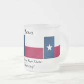 Tasse Givré Drapeau d'état du Texas (Devant droit)