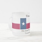 Tasse Givré Drapeau d'état du Texas (Devant gauche)