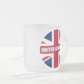 Tasse Givré Drapeau du Royaume-Uni (Devant droit)