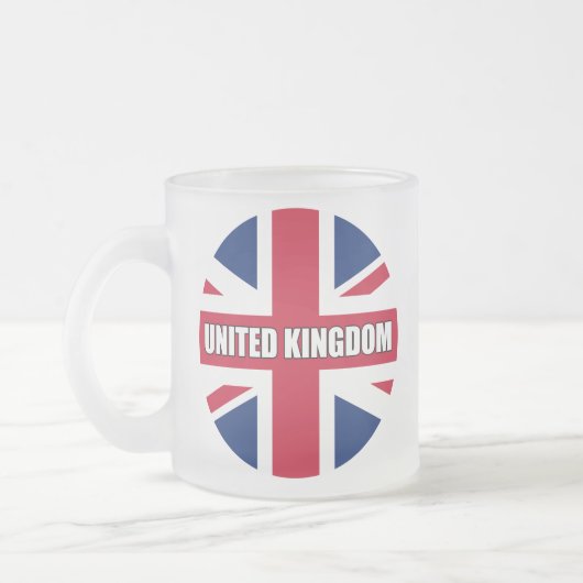 Tasse Givré Drapeau du Royaume-Uni (Gauche)