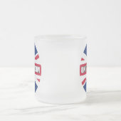 Tasse Givré Drapeau du Royaume-Uni (Centre)