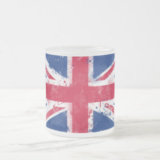 Tasse Givré Drapeau du Royaume-Uni ou de l'Union Jack