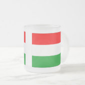 Tasse Givré Drapeau Hongrie (Devant droit)